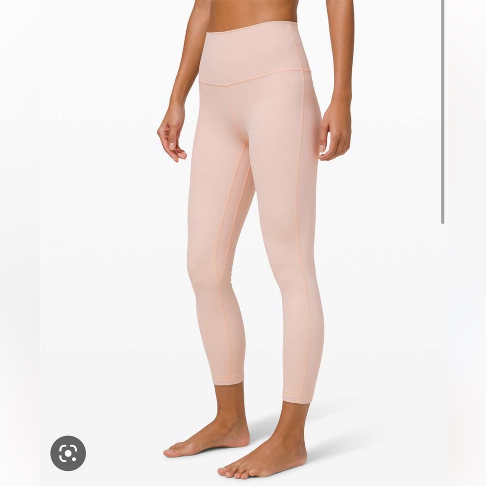 Lululemon pale pink Align High-Rise Crop 23” Size 2